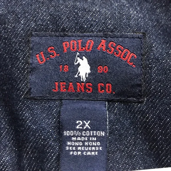 U.S. Polo Jean Jacket 2X - Picture 4 of 6